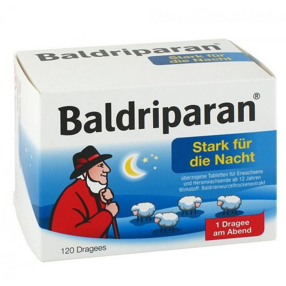 Baldriparan Heavily Coated for the Night Tablets 120 pcs