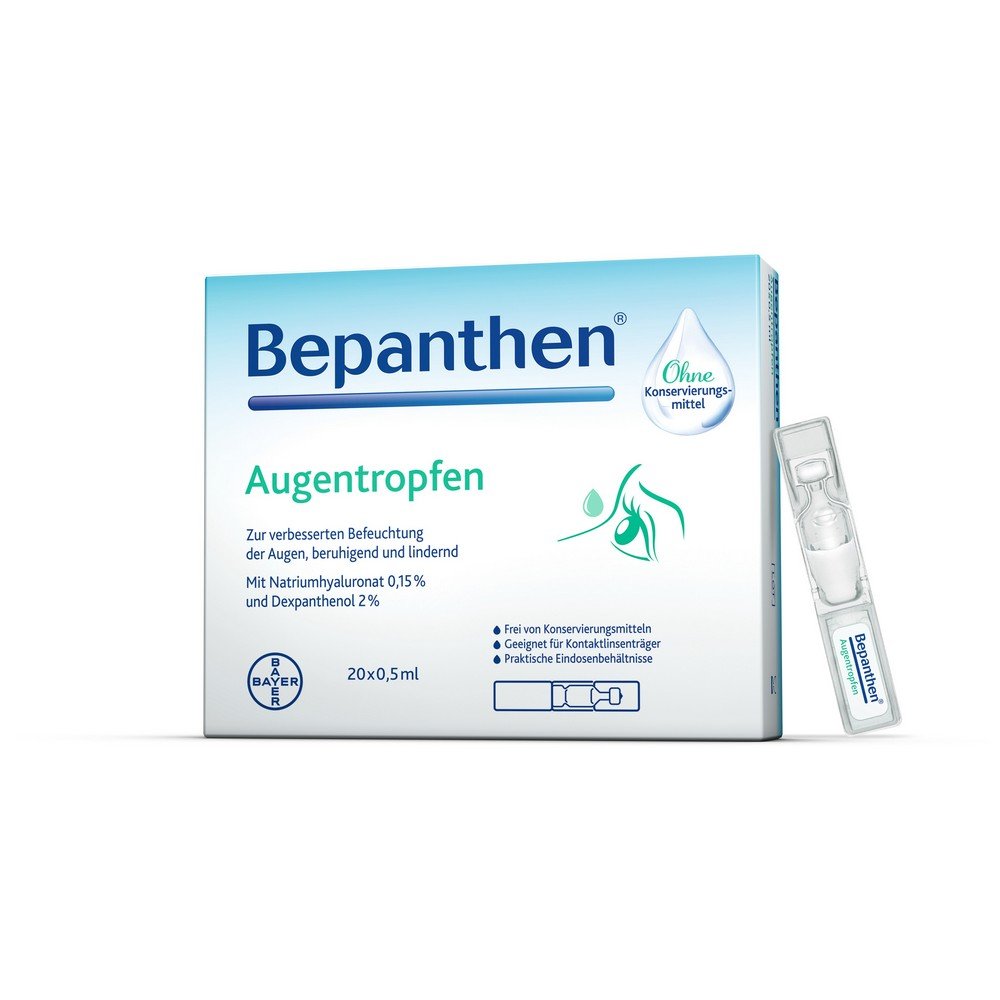 Bepanthen eye drops, 20 ml (40×0.5 ml) — Bepanthen Augentropfen, 20 ml (40×0.5 ml)