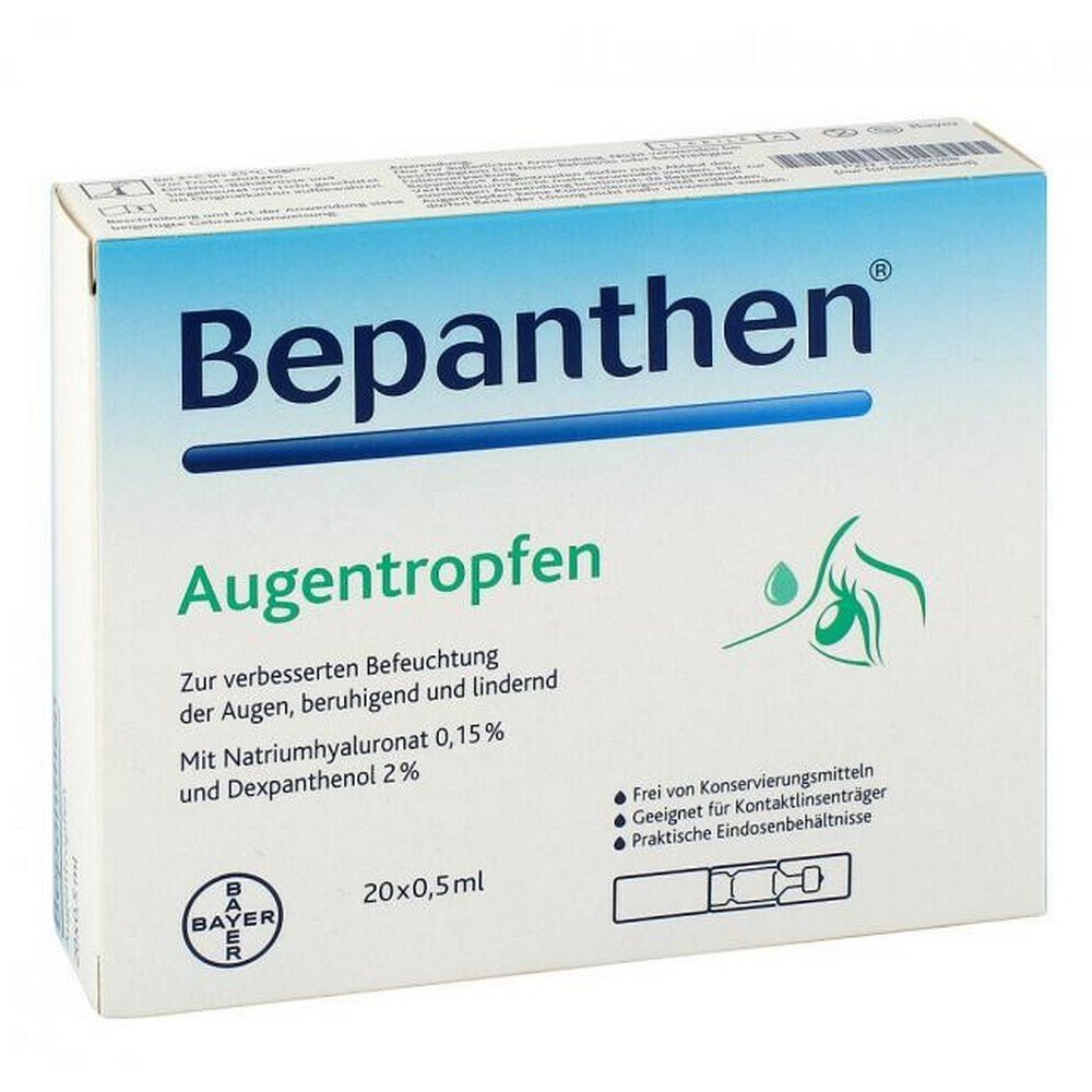 Bepanthen Eye Drops 20 × 0.5 ml