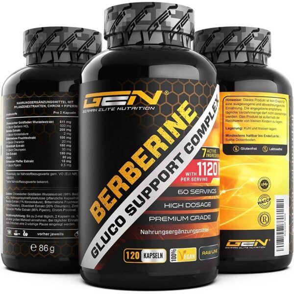 Berberine Complex 120 Vegan Capsules