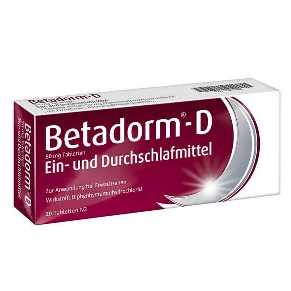 Betadorm D Tablets 20 pcs