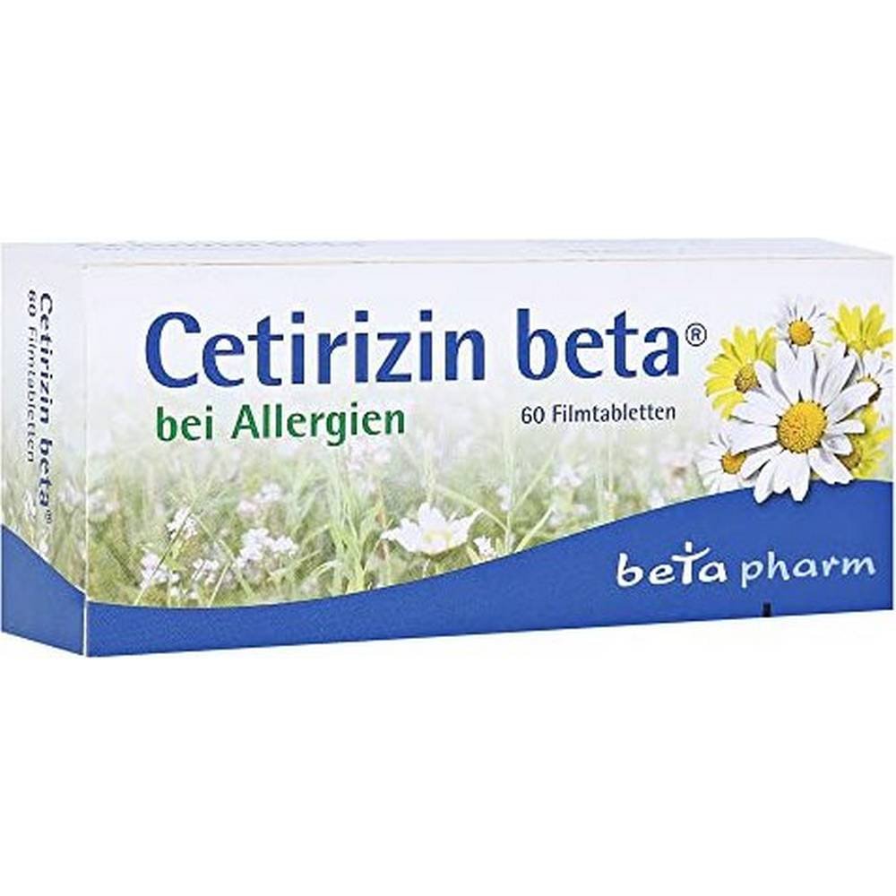 betapharm Cetirizin beta Filmtabletten 60 Stück