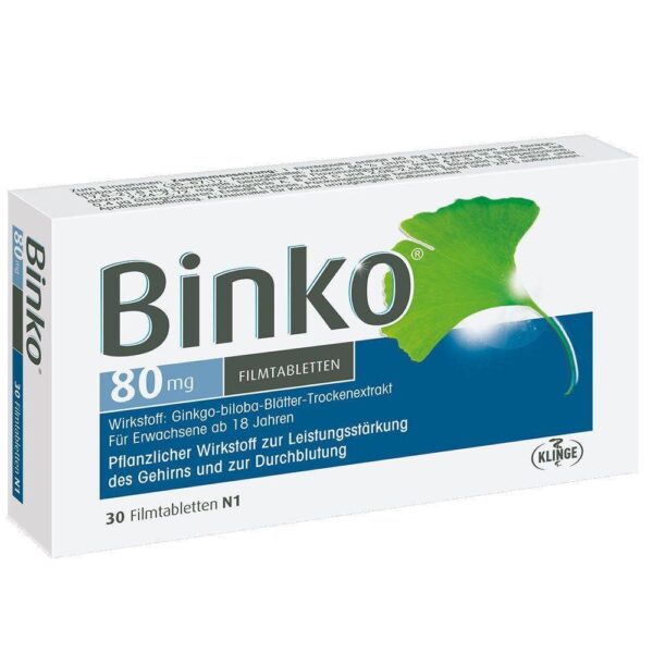 Binko 80 mg Film-Coated Tablets 30 pcs