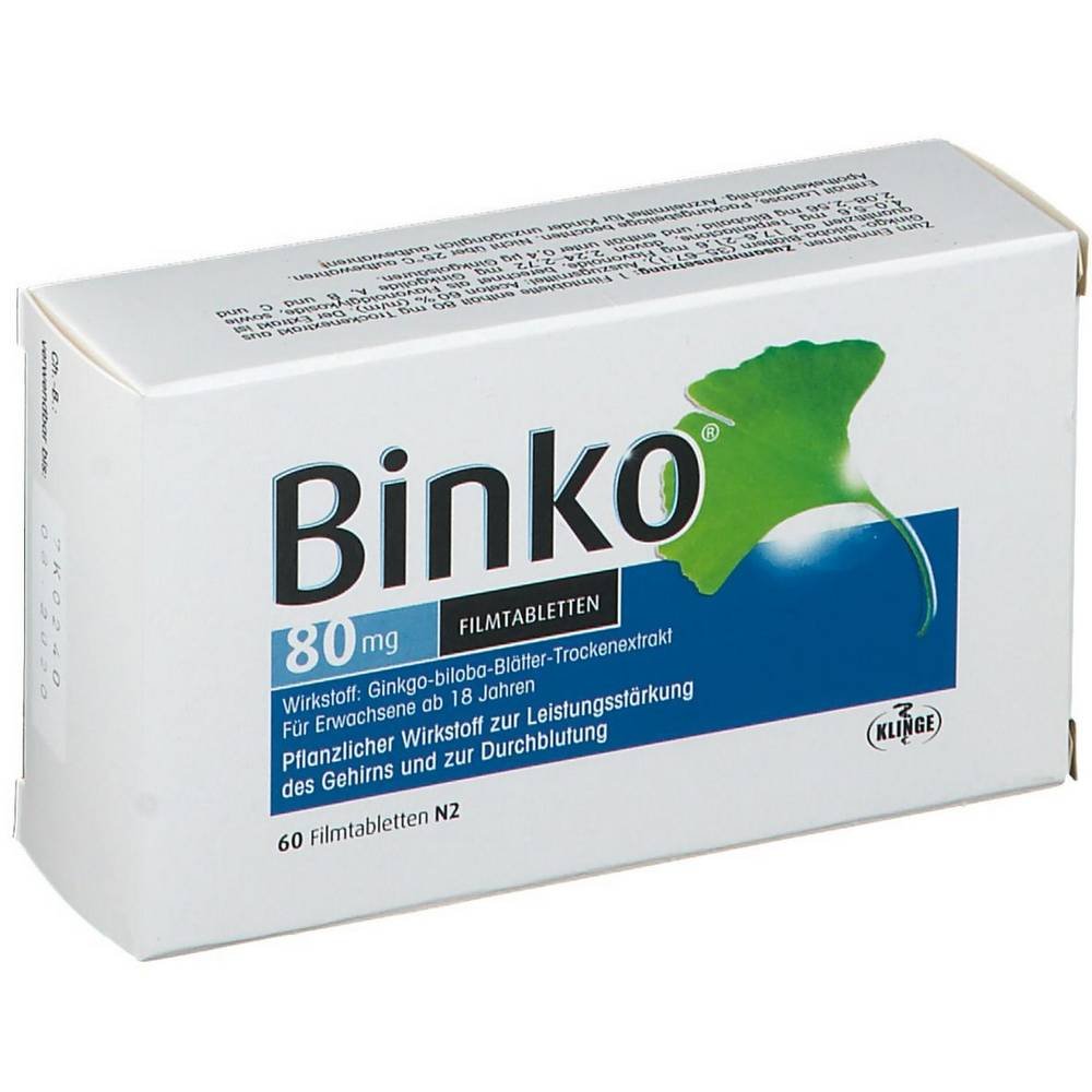 Binko 80 mg Film-Coated Tablets 60 pcs