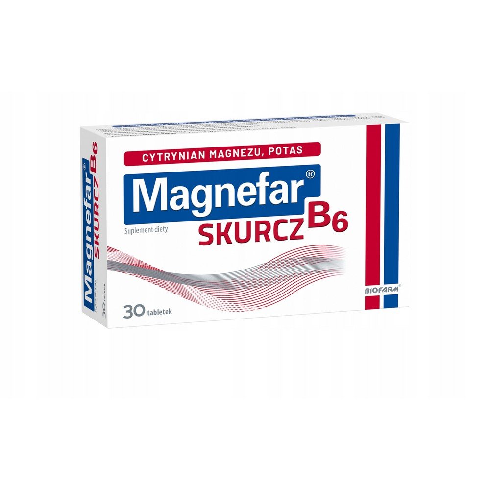 Biofarm Magnefar B6 Contraction 30 Tablets