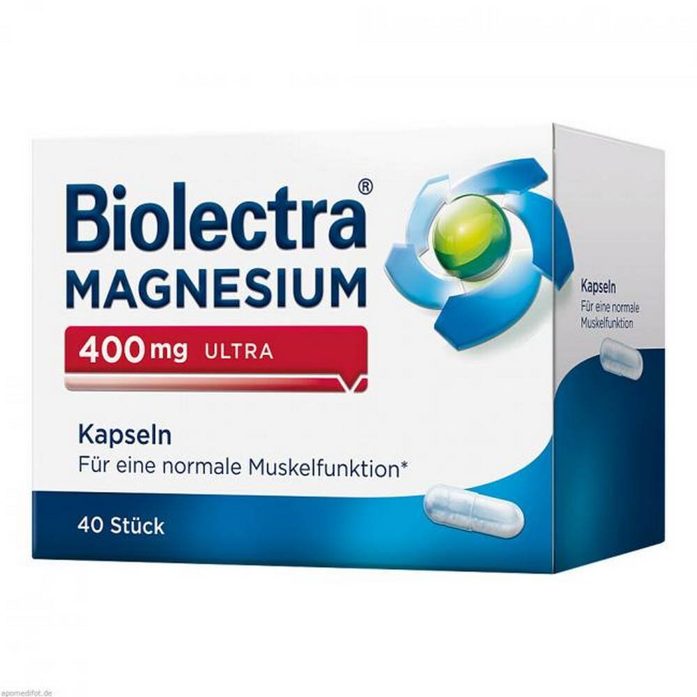 Biolectra Magnesium 400 mg Ultra Capsules 40 pcs