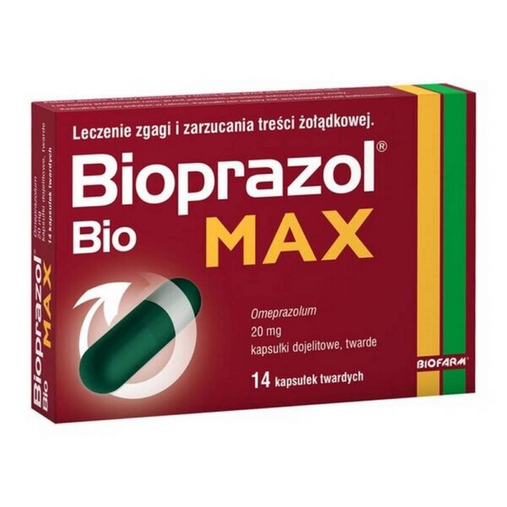 Bioprazole Bio Max 20 mg Gastro-Resistant Capsules 14 pcs