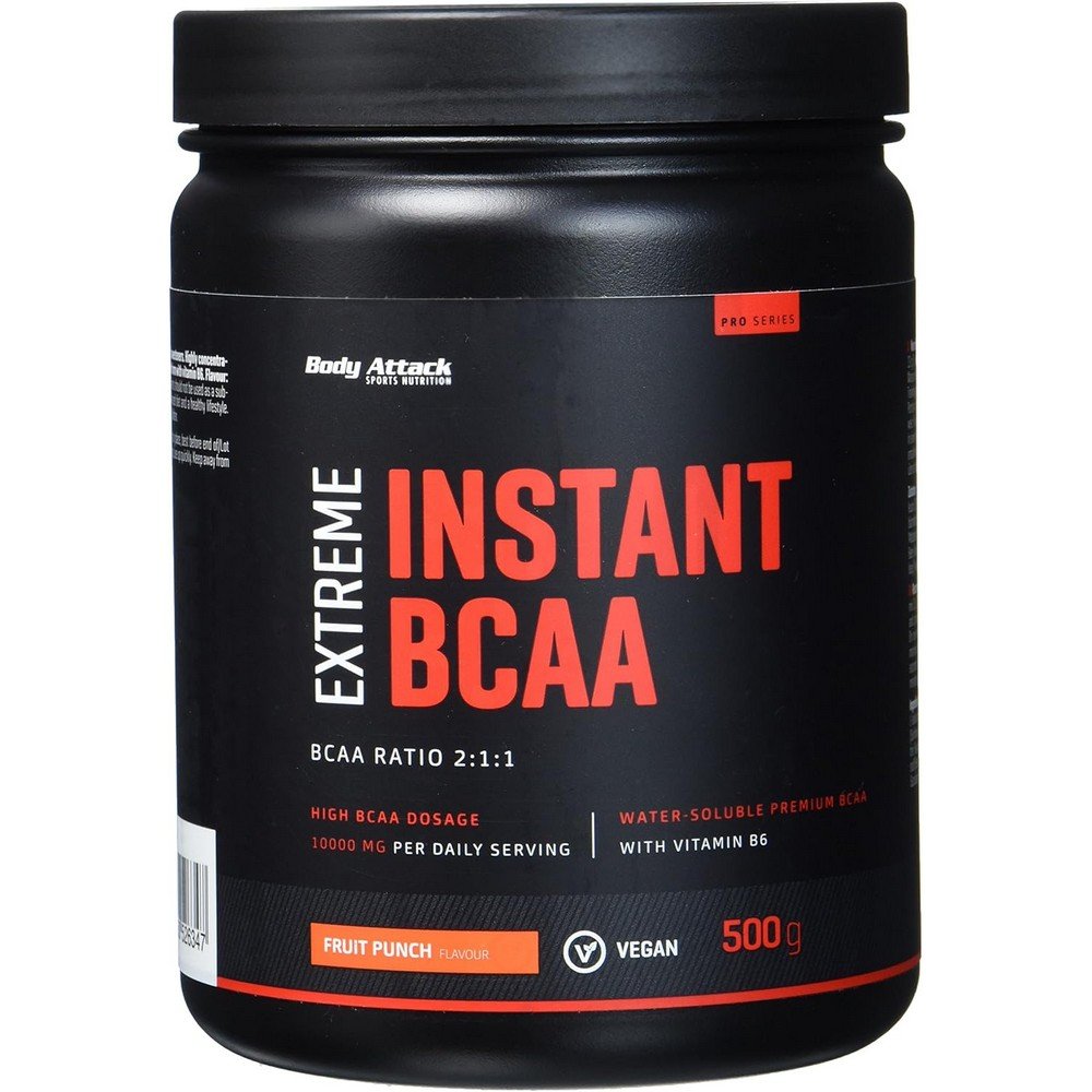 Body Attack Instant BCAA Fruit Punch – 500 g