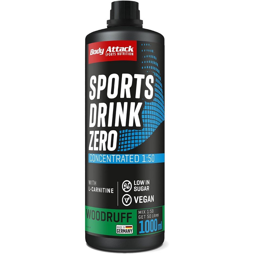 Body Attack Low Carb Sports Drink Woodruff – 1000 ml
