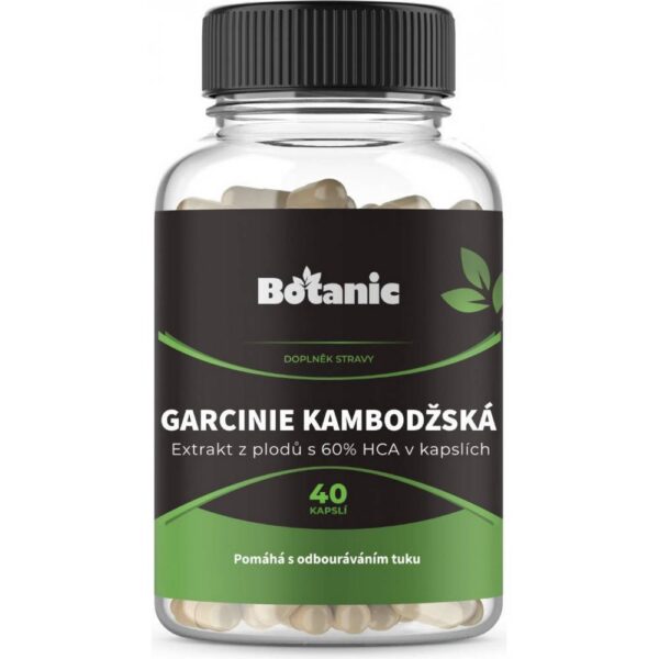 Botanic Garcinia Cambogia Fruit Extract with 60% HCA 40 Capsules