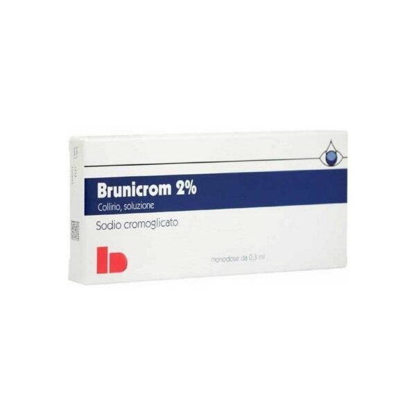 Brunicrom 2% Augentropfen zur Allergieprävention 20 Einzeldosen à 0,3ml