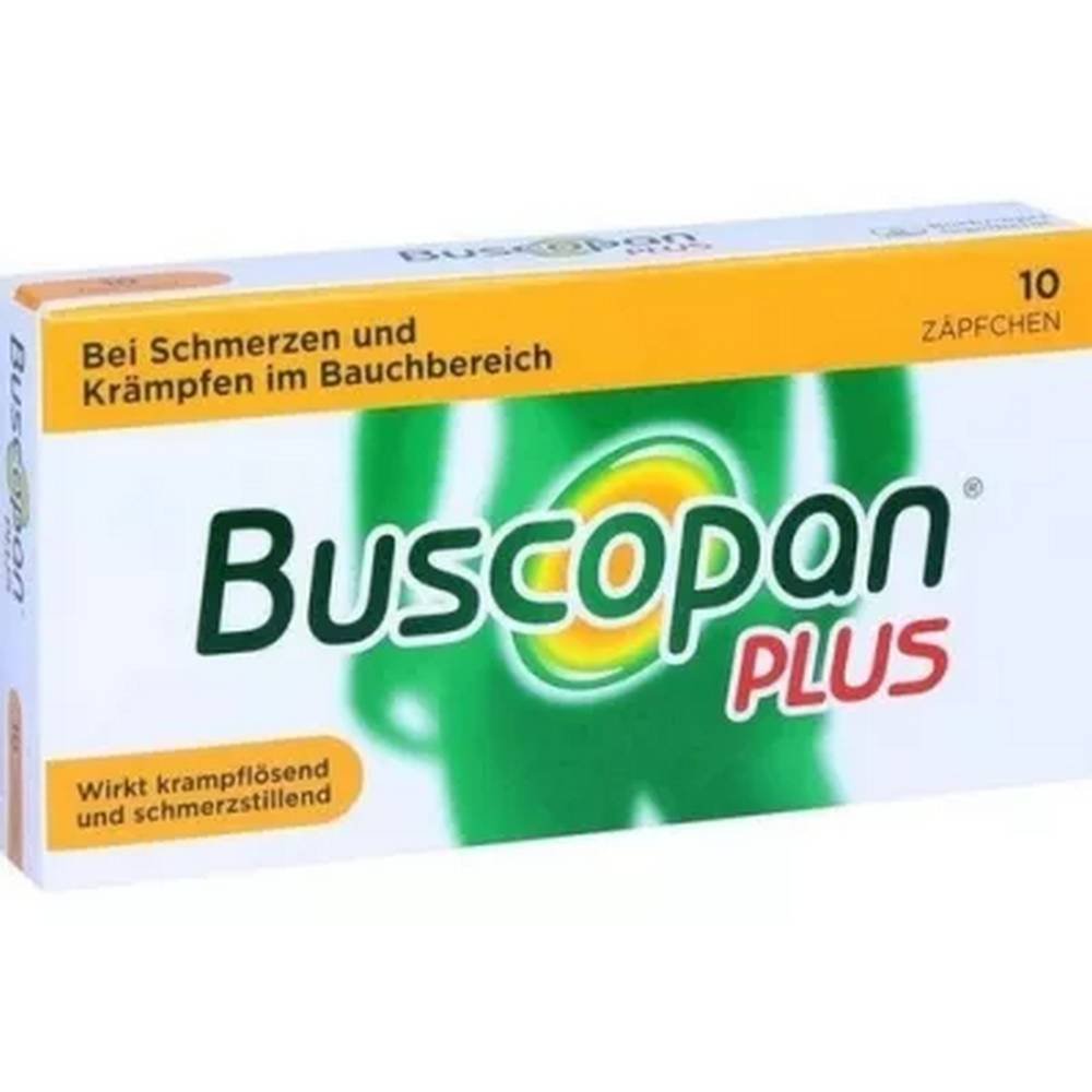 BUSCOPAN Plus 10 mg/800 mg suppositories — 10 pcs