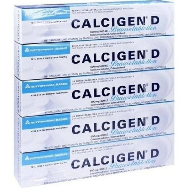 CALCIGEN D 600 mg/400 I.E. Jumper tablets, 100 pcs