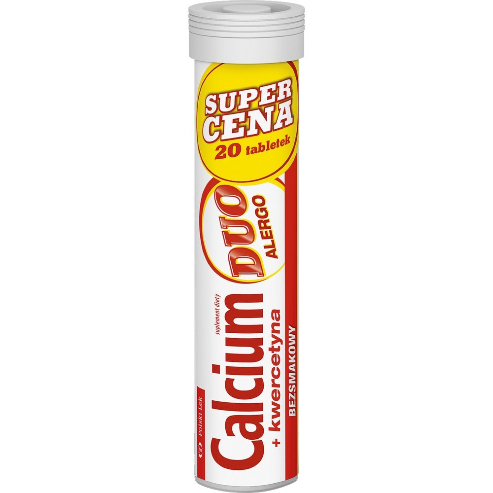 Calcium Duo Alergo + Quercetin Tablets for Allergies 20 pcs