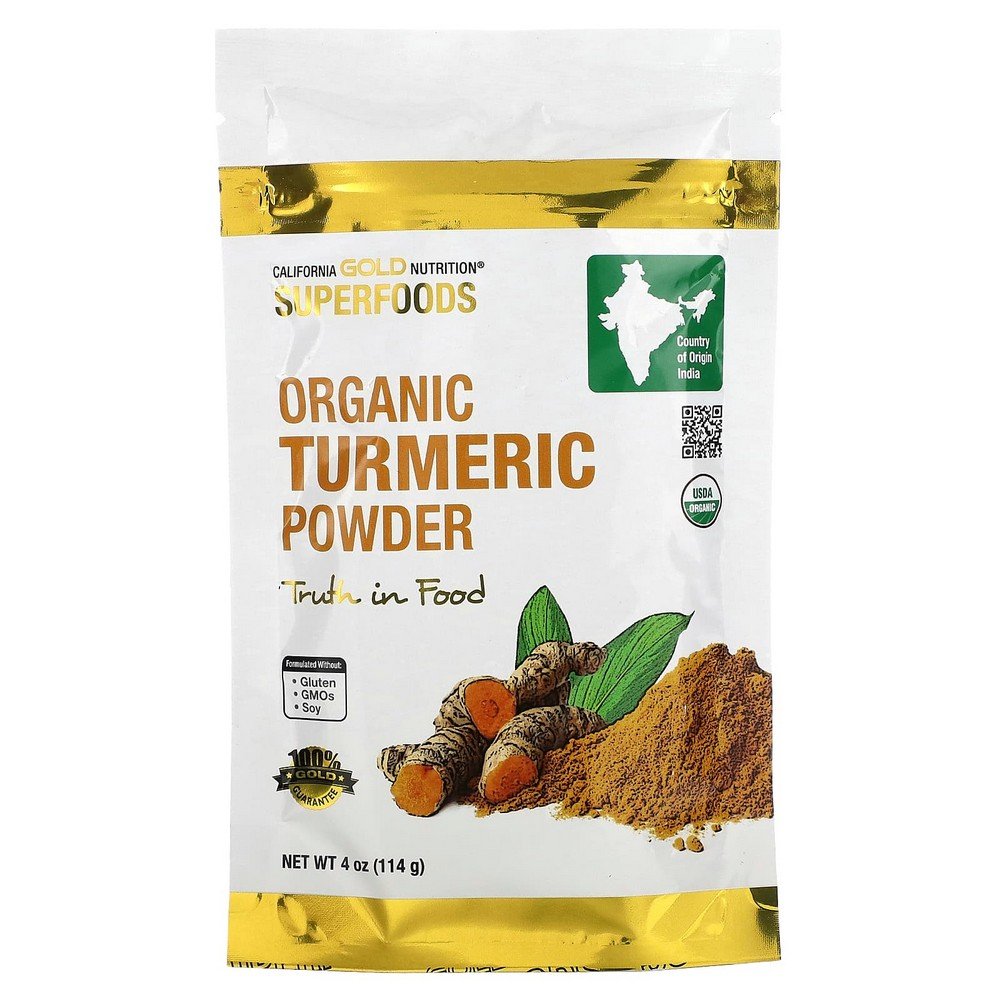California Gold Nutrition Organic Turmeric Powder 114 g (4 oz)