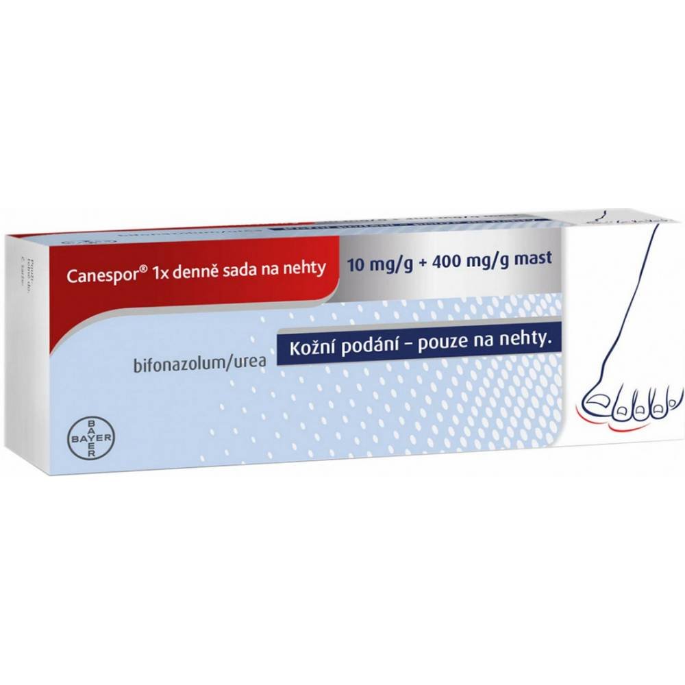Canespor 1× täglich Set für Nägel 10mg/g + 400mg/g 10g