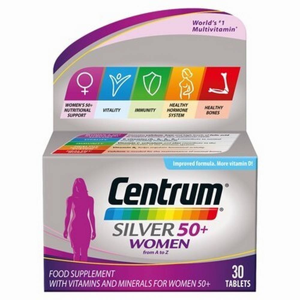 Centrum Silver 50+ für Frauen Tabletten 30 Stück