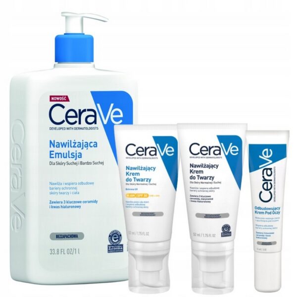 CeraVe Eye Cream + Face Cream + SPF30 Set