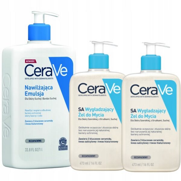 CeraVe Smoothing Cleansing Gel Duo Set