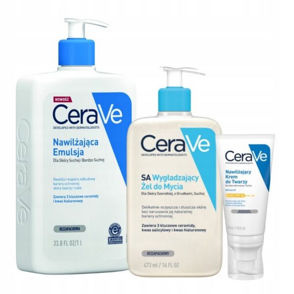 CeraVe Smoothing Gel + Face Cream SPF30 Set