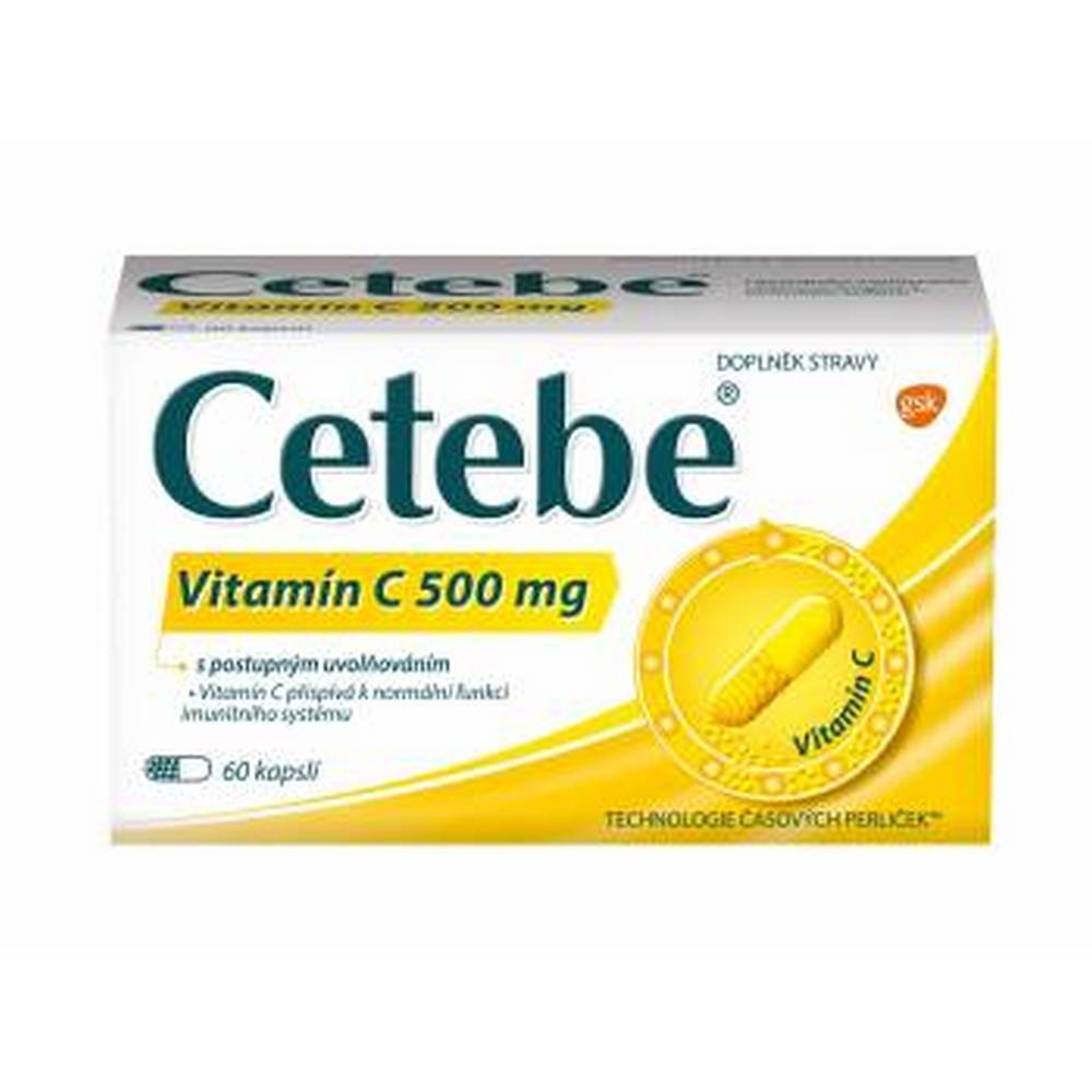 Cetebe Vitamin C Prolonged Release Capsules 500 mg 60 Pieces