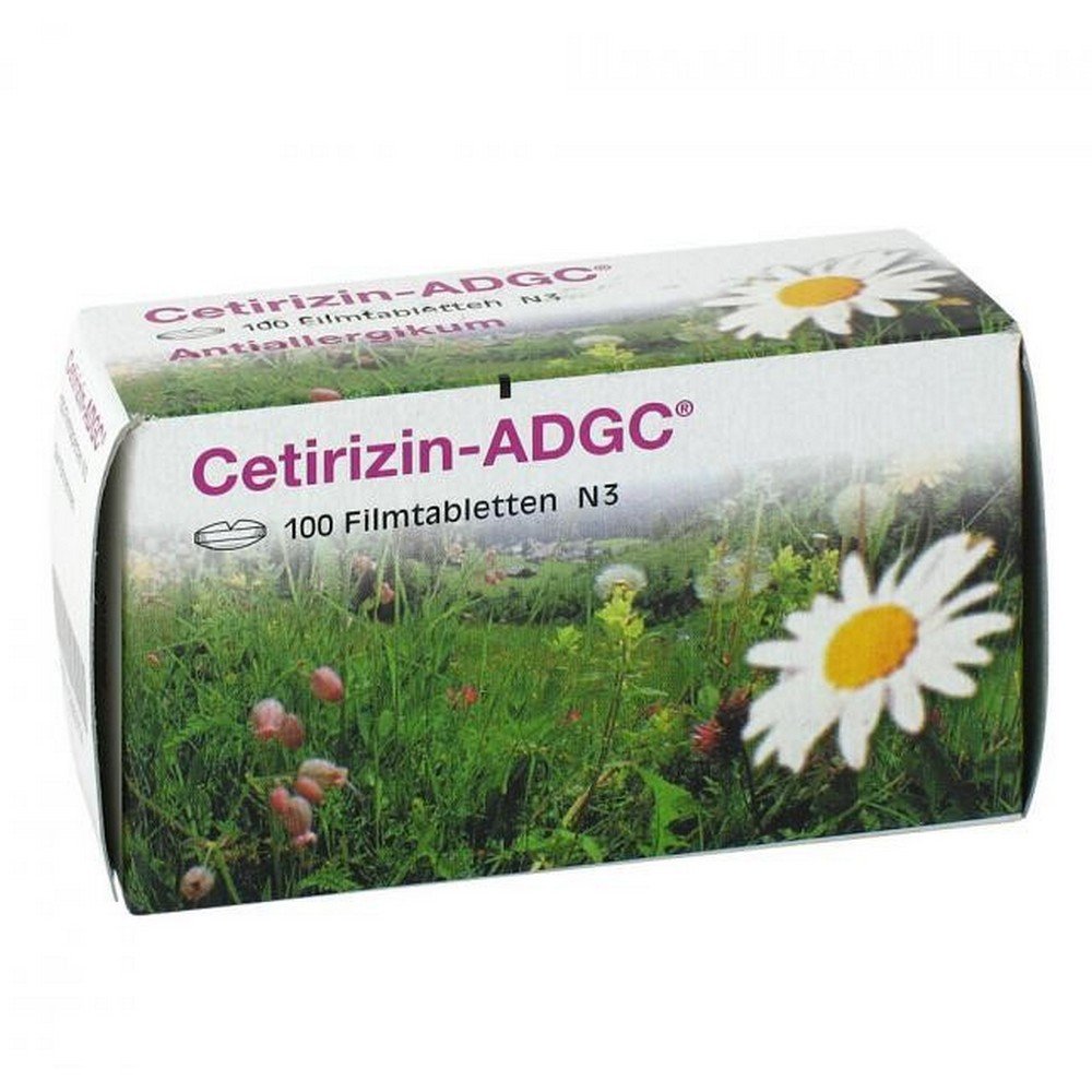 Cetirizin ADGC Film-Coated Tablets 100 pcs