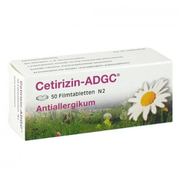 Cetirizin ADGC Film-Coated Tablets 50 pcs