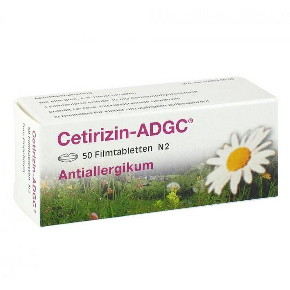 Cetirizin ADGC Film-Coated Tablets 50 pcs