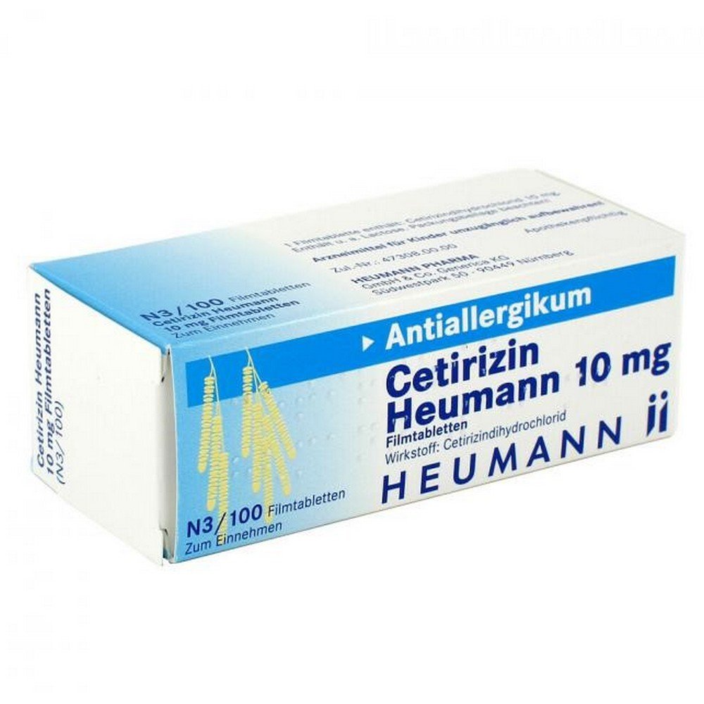 Cetirizin Heumann 10 mg Film-Coated Tablets 100 pcs