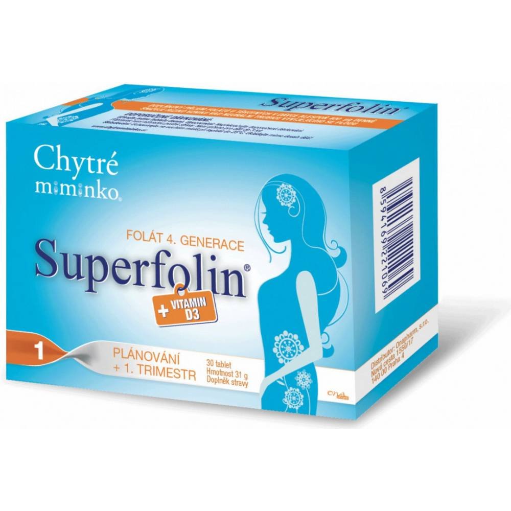 Smart Baby Superfolin 1 Plan 30 Capsules