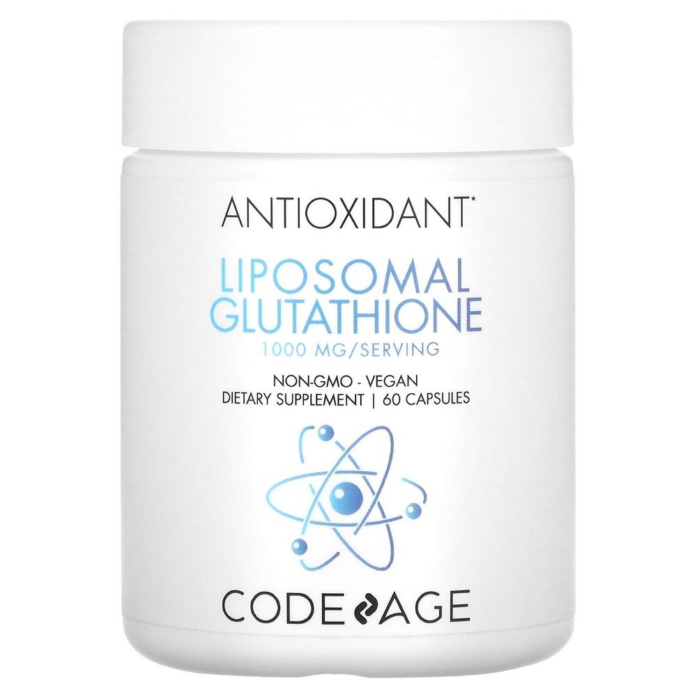 Codeage Liposomal Glutathione 1000 mg 60 Capsules (500 mg per capsule)