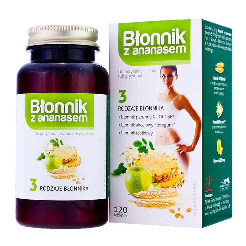 Colfarm Fiber with Pineapple 120 Lozenges