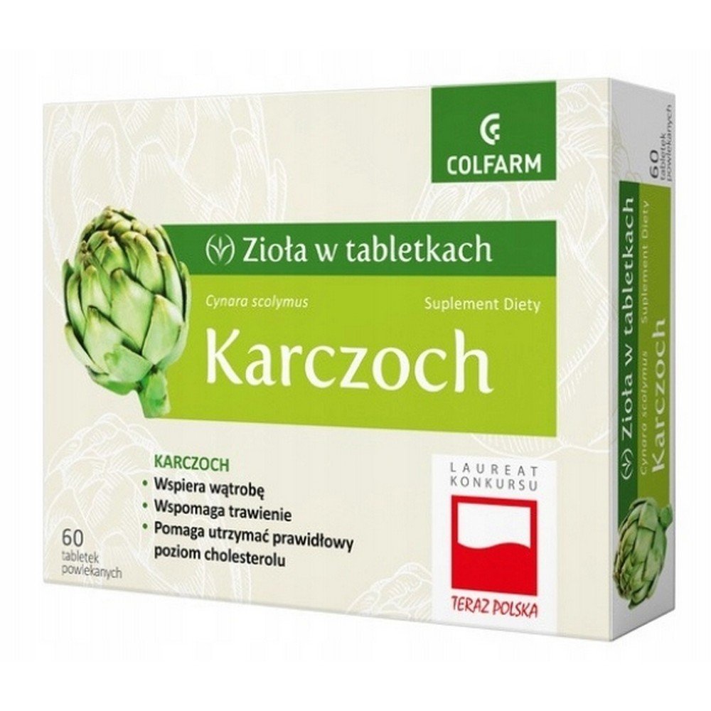 Colfarm Artichoke Dietary Supplement 32 g / 60 Tablets