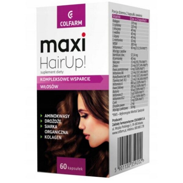 Colfarm Maxi HairUp! Specialized Preparation 60 Tablets