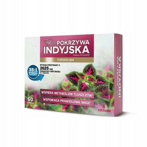 Colfarm Nettle Dietary Supplement (Indian Nettle) 60 Tablets