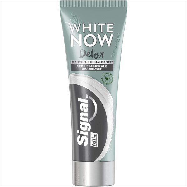 Signal White Now Detox Clay & Activated Charcoal Toothpaste 75ml