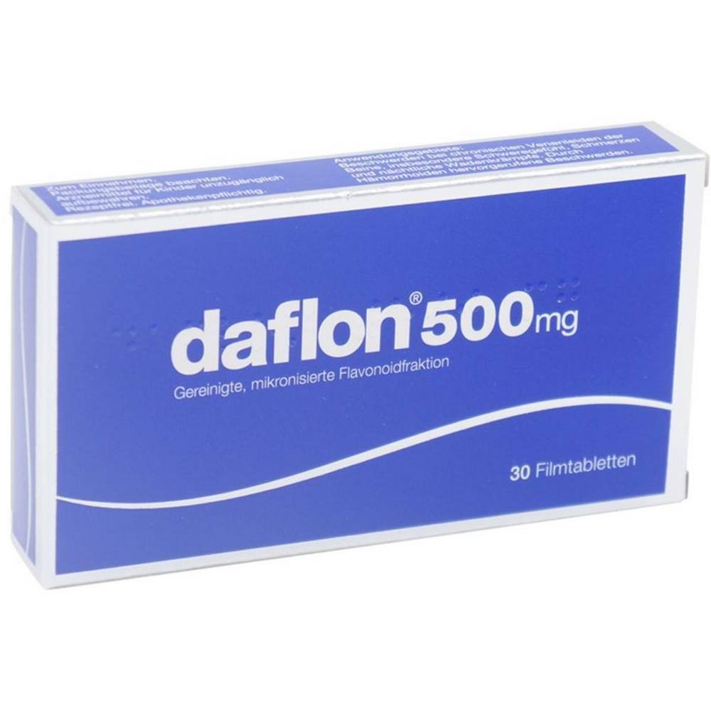 Daflon 500 mg Tabletten 30 pcs (Daflon 500 mg Tablets)