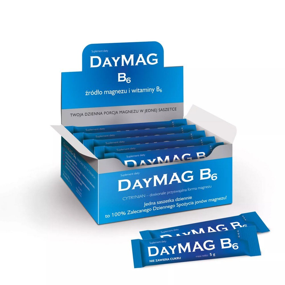 DayMag B6 Magnesium Powder 20 Sachets