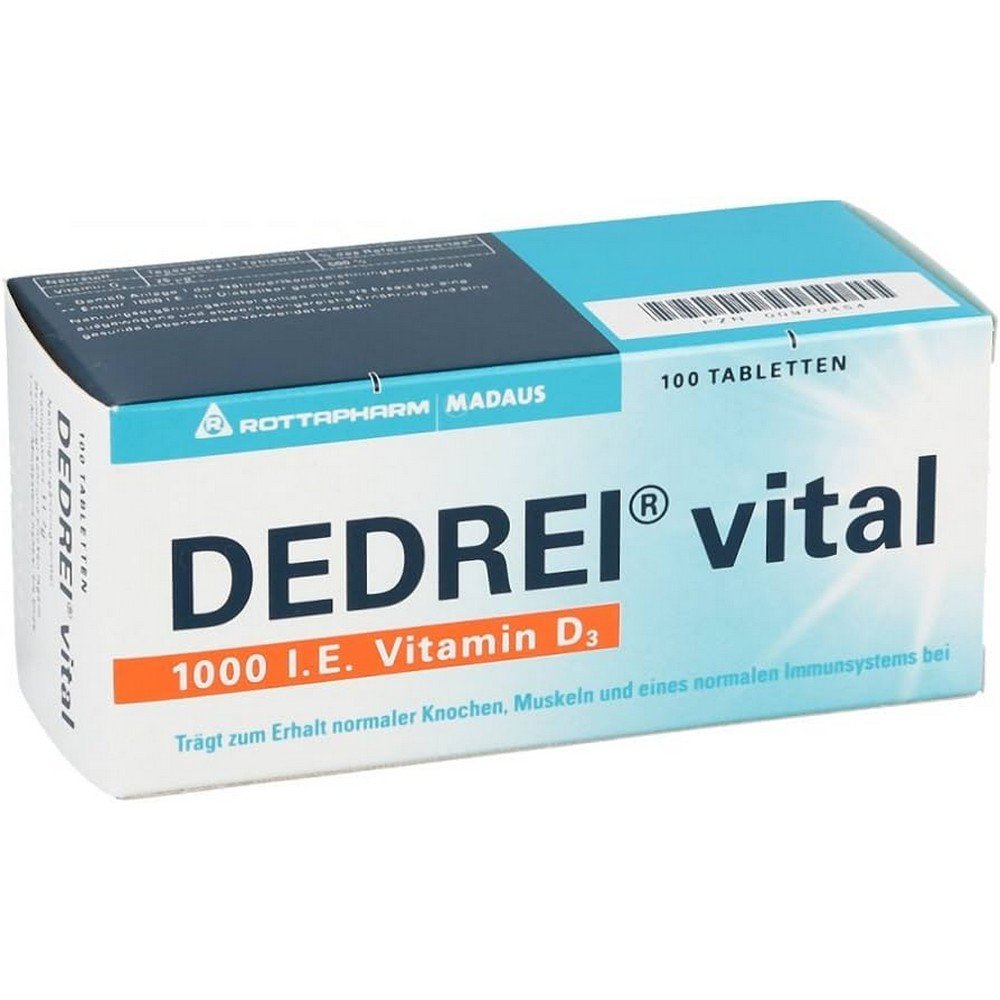 DEDREI Vital tablets, 100 pcs