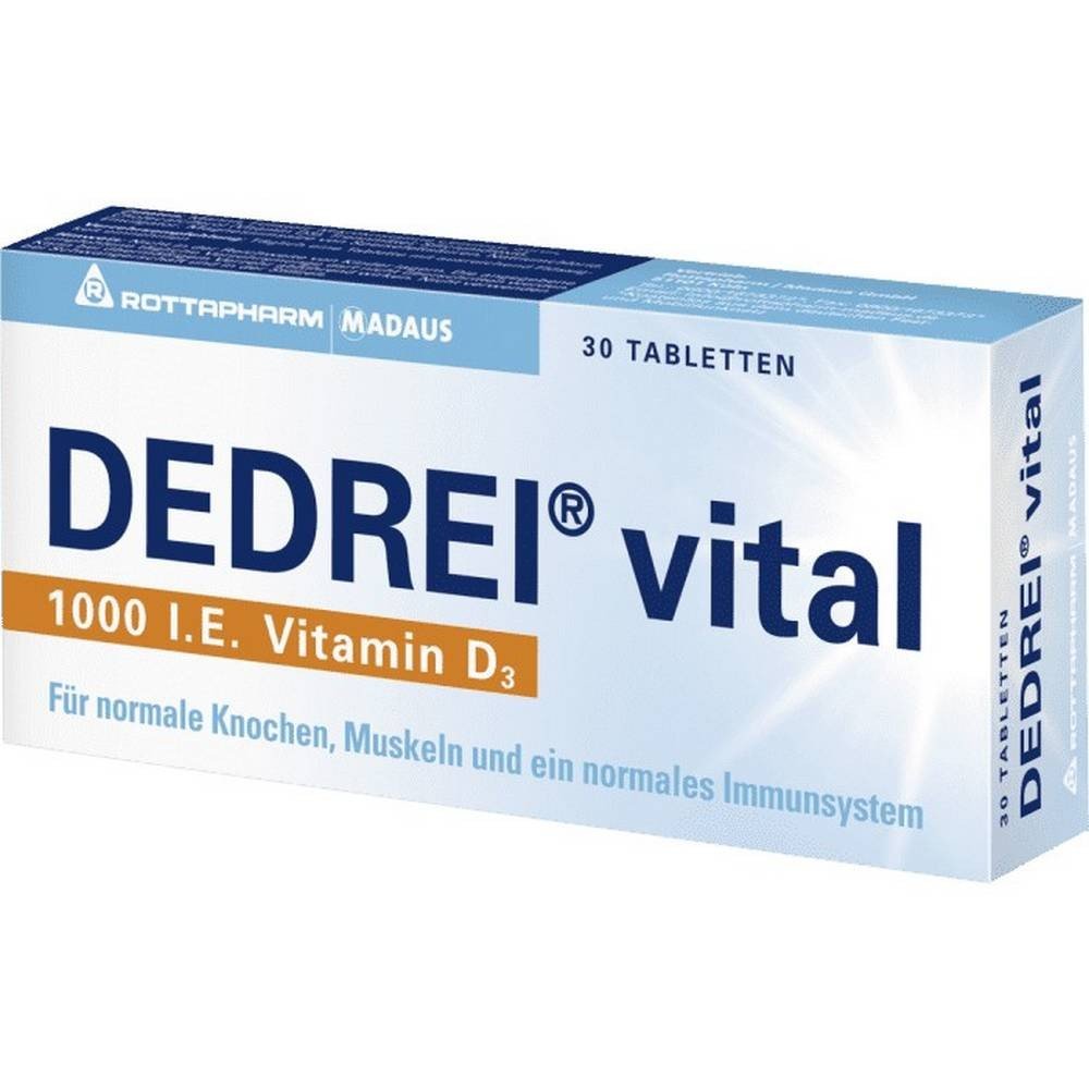 DEDREI Vital tablets, 30 pcs