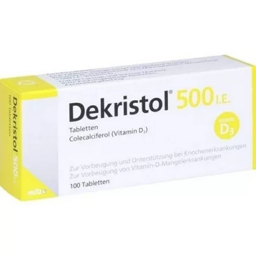 Dekristol 500 IU Tablets 100 Pieces
