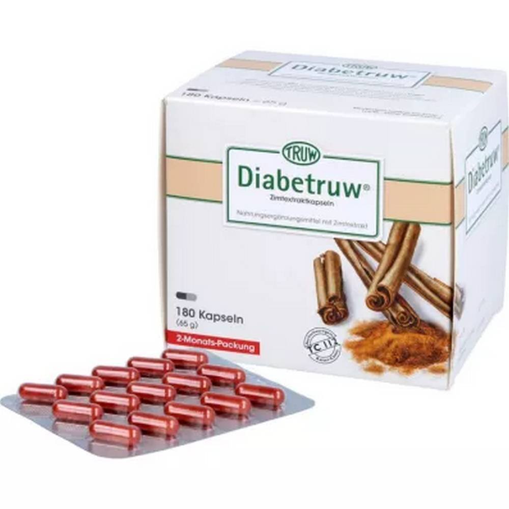 Diabetruw Cinnamon Capsules 180 Pieces