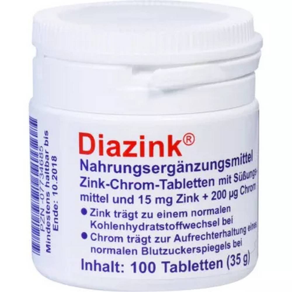 DIAZINK Tablets 100 Pieces