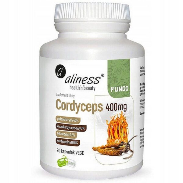 Aliness Cordyceps 400 mg 90 Capsules