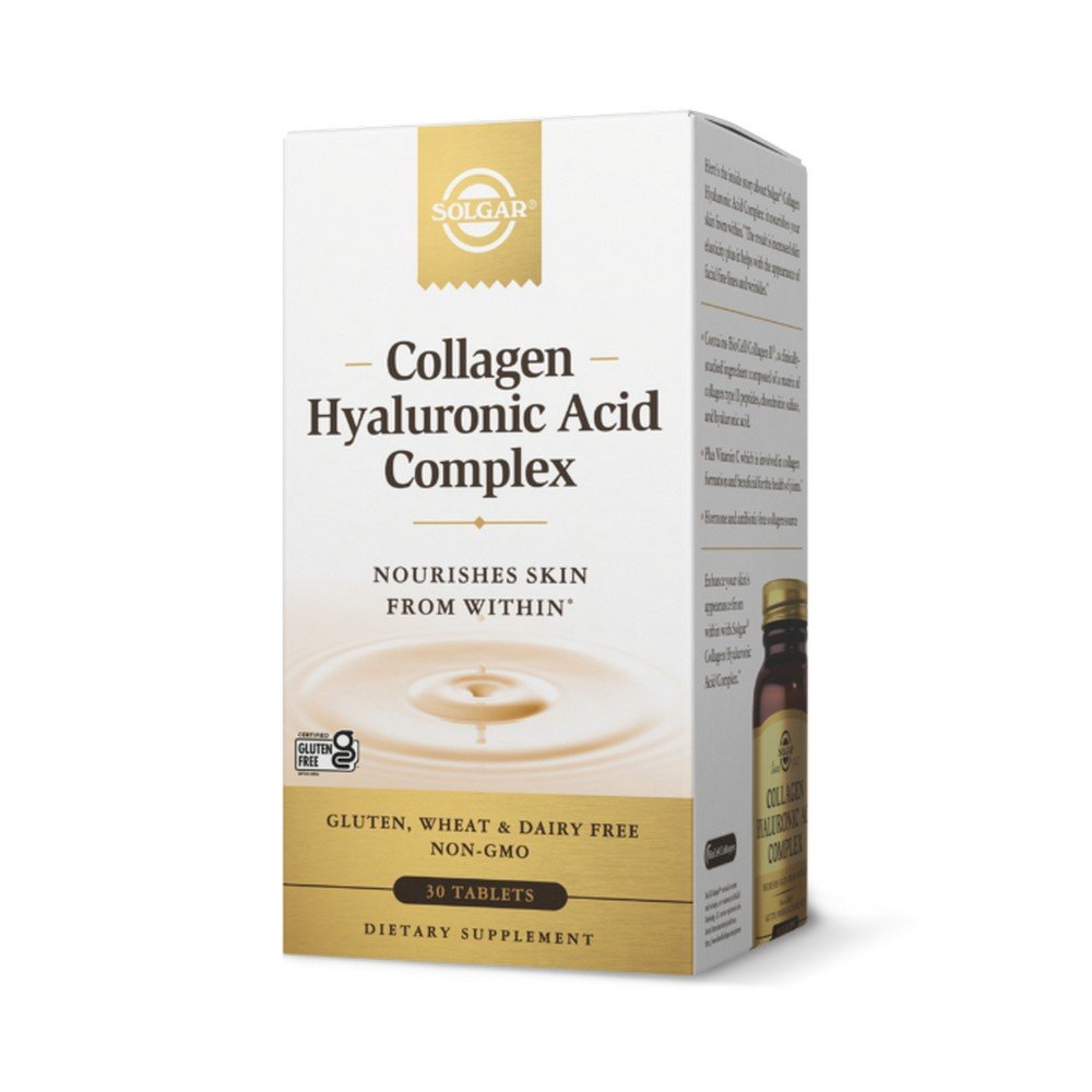 Solgar Hyaluronic Acid Collagen Complex Tablets 30 Pieces