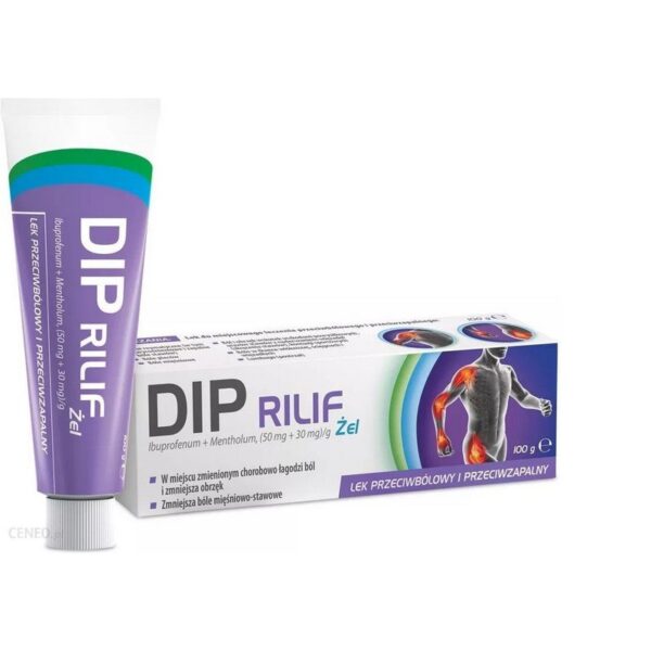 Dip Rilif Gel (50 mg + 30 mg/g) 100 g