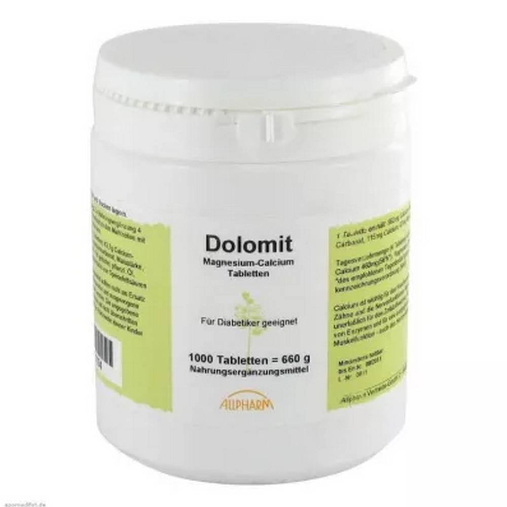Dolomit Magnesium Calcium Tablets 1000 Pieces