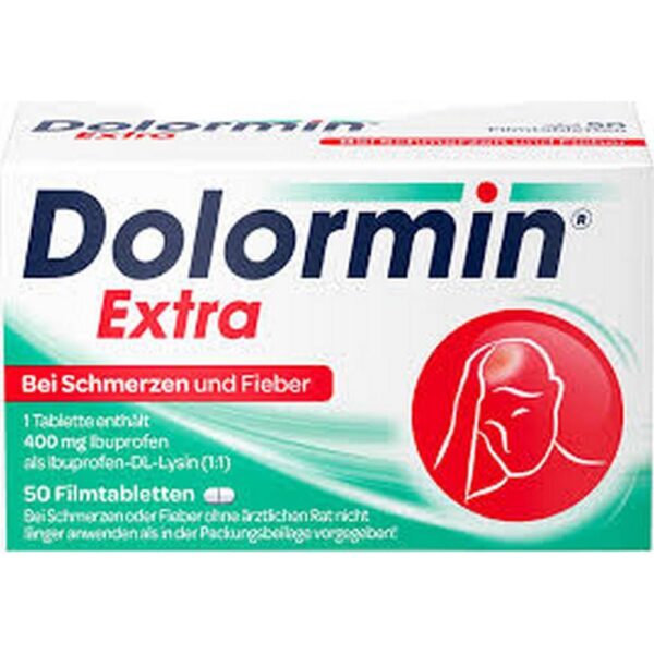 Dolormin Extra Film-Coated Tablets 50 pcs