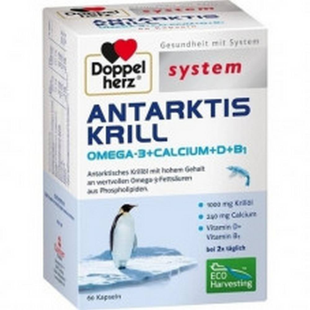 Doppelherz Antarctic Krill System Capsules 60 Pieces