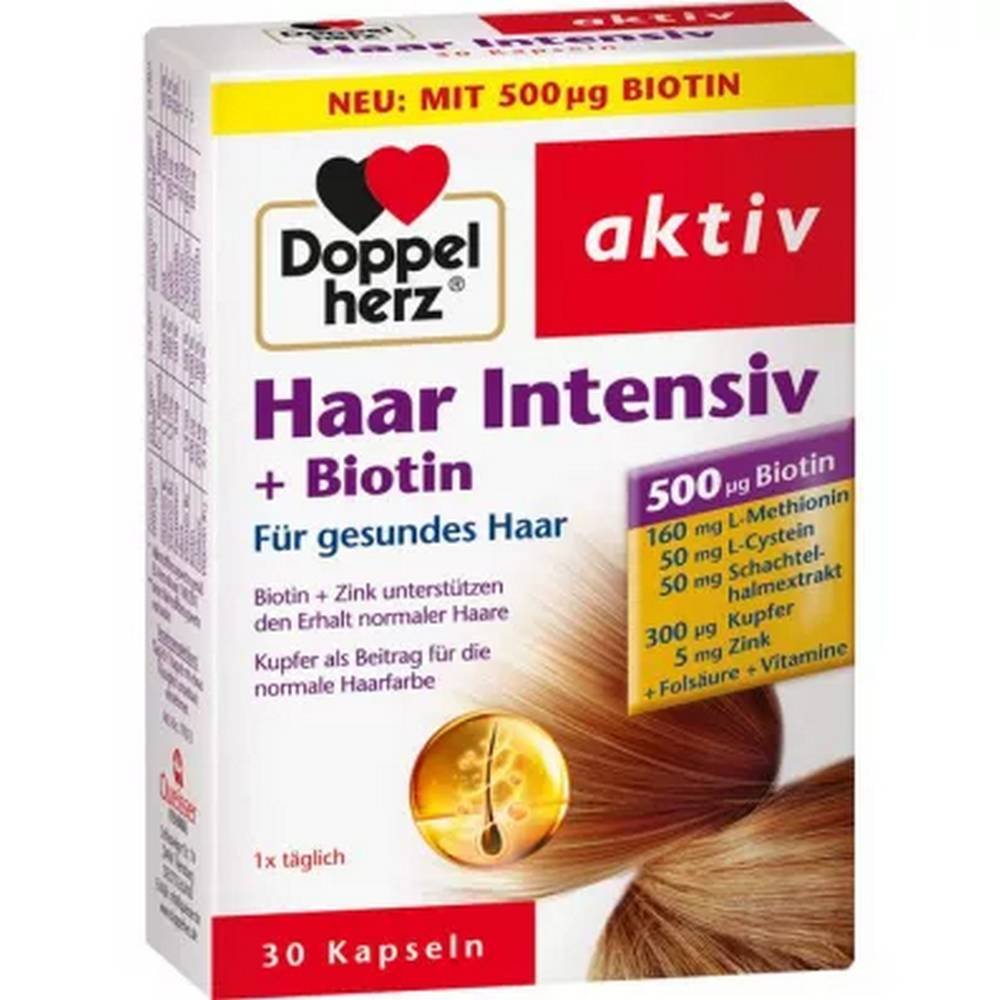 Doppelherz Hair Intensiv Plus Biotin Capsules 30 Pieces